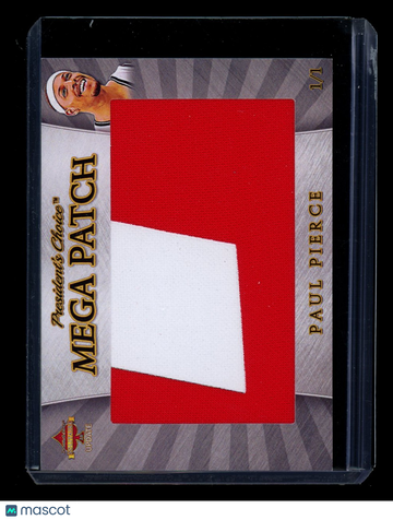 2013 President's Choice Solitaire 2.0 Update Mega Patch Paul Pierce /1 Mega Patch Game-Used Shooting Shirt
