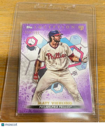 2022 Topps Inception - Purple Matt Vierling #96