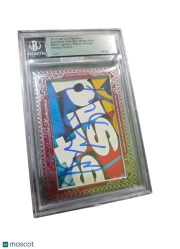 2012 Leaf Cut Signature Masterpiece Wayne Gretzky /1 Cut Signature
