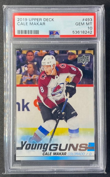 2019 Upper Deck #493 Young Guns Makar PSA 10 GEM MINT 