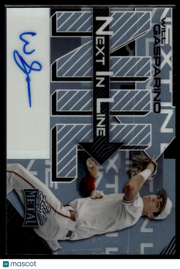 2025 Leaf Metal Will Gasparino #NL-WG1 Next in Line Prismatic Silver SN AU