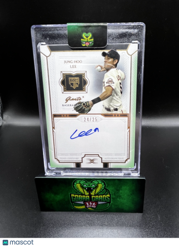 2024 Topps Definitive Collection Jung-Hoo Lee #DRA-JHL /25 Rookie Autograph RC