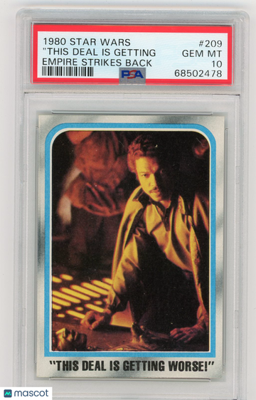1980 Star Wars Empire Strikes Back "this Deal Is Getting.. . #209 PSA 10