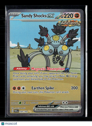 2023 Paradox Rift Sandy Shocks EX Holo Secret Rare SAR #250/182