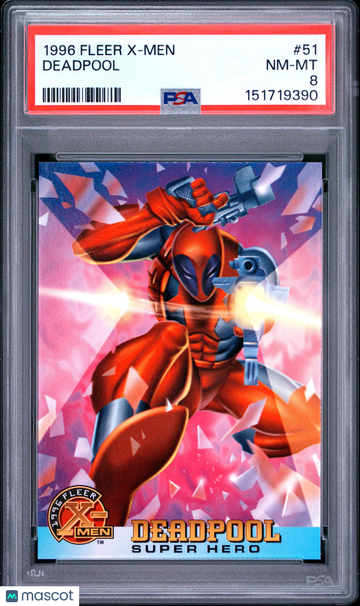 1996 Fleer X-Men Deadpool #51 PSA 8