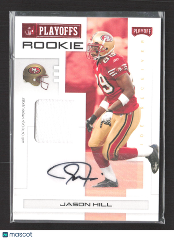 2007 Playoff Prestige Jason Hill #116 Authentic Event-Worn Jersey Auto