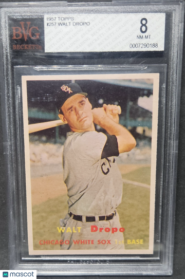 1957 Topps Walt Dropo #257 BVG 8