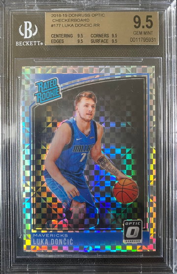 2018-19 Donruss Optic Checkerboard Luka Doncic