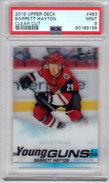 2019 Barrett Hayton Young Guns Clear Cuts RC Coyotes 