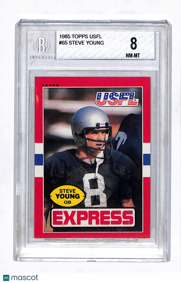 1985 Topps USFL Steve Young #65