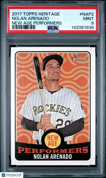 2017 Topps Heritage New Age Performers Nolan Arenado #NAP2 PSA 9