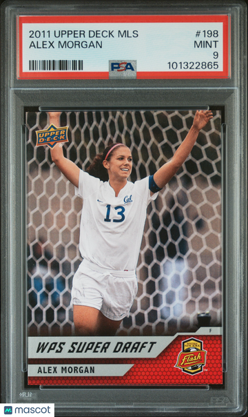 2011 Upper Deck MLS Alex Morgan #198 PSA 9