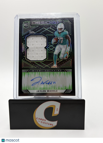2021 Panini Obsidian Jaylen Waddle #213 /50 RC Memorabilia