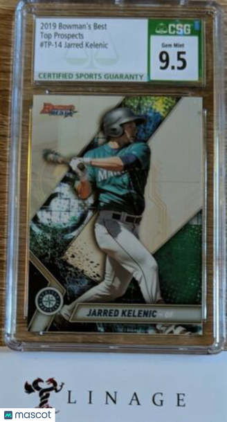 2019 Bowman's Best Jarred Kelenic #TP-14 9.5