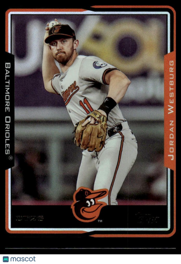 2025 Topps Archives Jordan Westburg #296 Black Foilboard