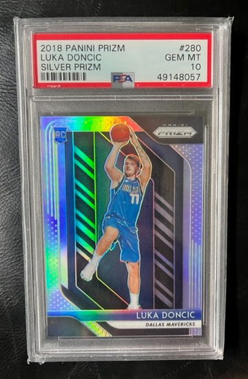 2018 Luka Doncic Prizm Silver Psa 10