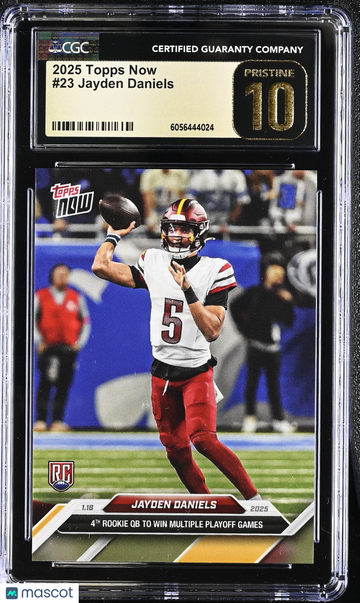 2025 Topps Now Jayden Daniels #23 CGC 10