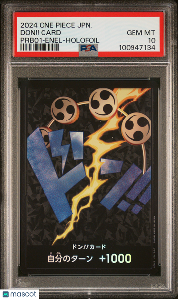 Don!! Card Japanese Enel-Holofoil PSA 10