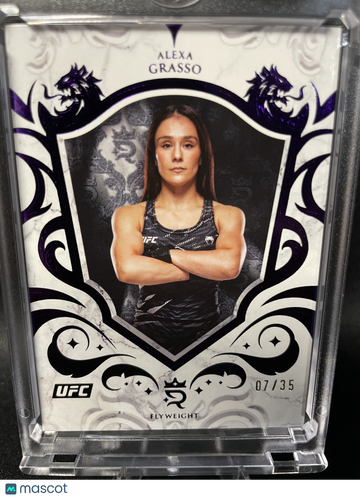 2025 Topps Midnight UFC Alexa Grasso #15 Purple /35