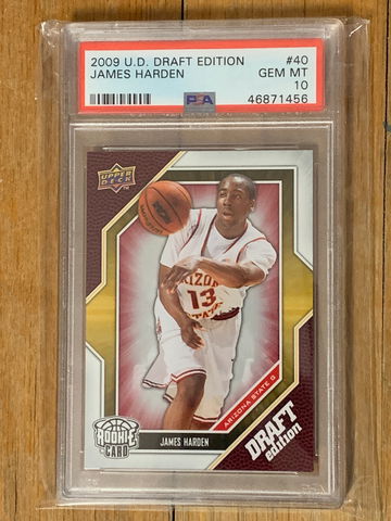 James Harden Upper Deck Draft Edition Rookie PSA10