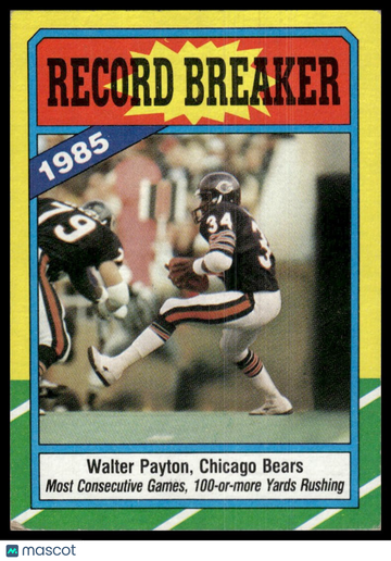 1986 Topps Walter Payton #7