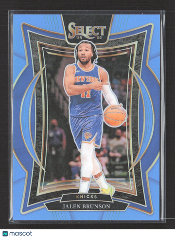 2025 Panini Select Concourse Prizm Jalen Brunson #42 Blue /299