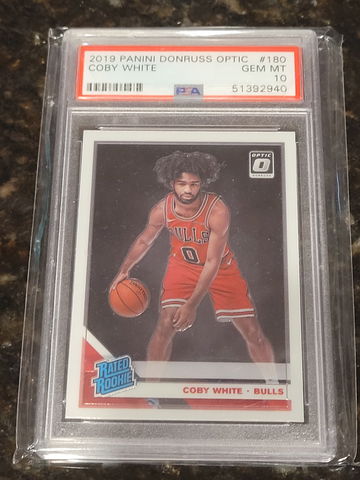 2019 Coby White Optic Rated Rookie PSA 10