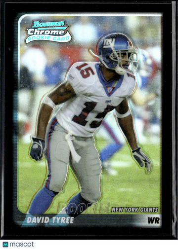 David Tyree 2003 Bowman Chrome Refractor /500 New York Giants