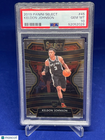 2019 Panini Select Keldon Johnson #45 PSA 10