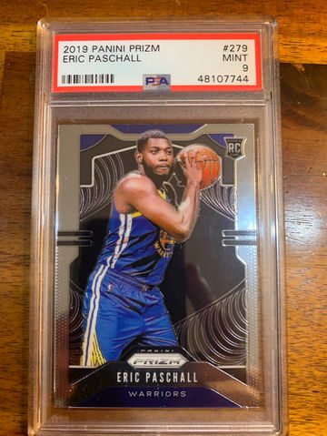 Eric Paschall Prizm Psa 9 warriors #279