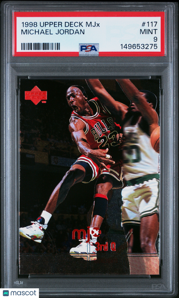 1998 Upper Deck MJX Michael Jordan #117 PSA 9