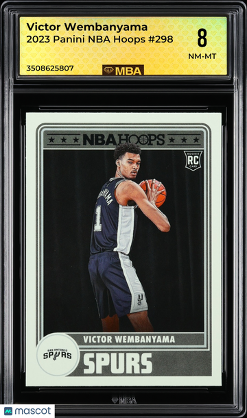 2023 Panini NBA Hoops Victor Wembanyama #298 MBA 8