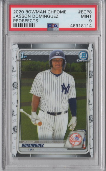 2020 Bowman Chrome Jasson Dominguez PSA 9