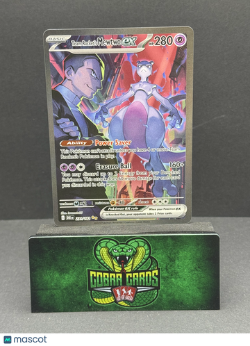 2025 Destined Rivals Team Rocket's Mewtwo EX Holo Secret Rare SAR #231/182