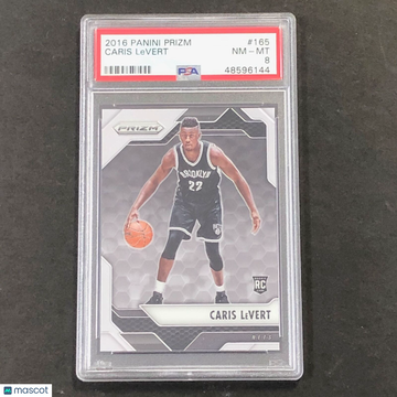2016 Panini Prizm Caris Levert #165 PSA 8