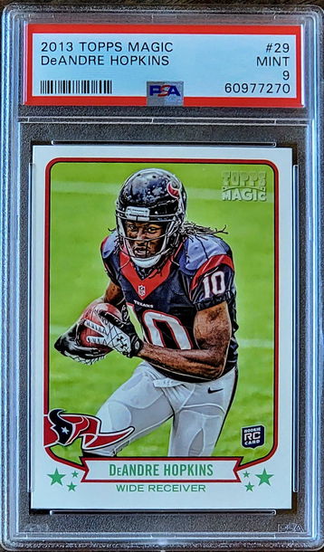 2013 SP DEANDRE HOPKINS Topps Magic PSA 9 POP 20 Rookie RC #29