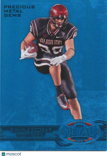 Gavin Escobar 2013 Fleer Metal Rookie Dallas Cowboys