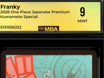 2026 One Piece Japanese Premium Kumamoto Special Franky 9 MBA 9