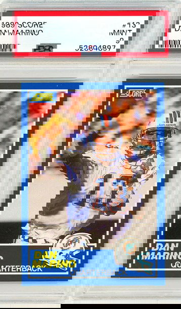 1989 Score Dan Marino #13 PSA 9 P1308