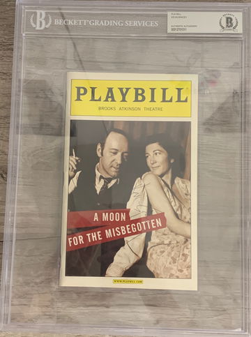 Kevin Spacey Signed Playbill BAS A Moon for the Misbegotten