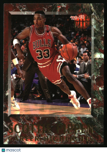 1992-93 Ultra Scottie Pippen #1 Scottie Pippen Career Highlights Chicago Bulls