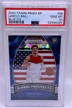 2020 Panini Prizm DP #98 Blue Ice /99