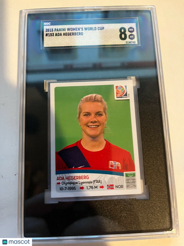 2015 Panini FIFA Women's World Cup Canada Album Stickers Ada Hegerberg Rookie SGC 8