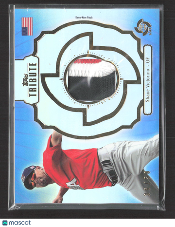 2013 Topps Tribute World Baseball Classic Shane Victorino #WPP-SV Game-Worn Patch Prime Patch relic card