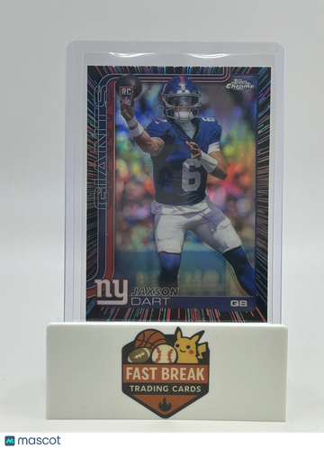 2025 Topps Chrome Jaxson Dart #306 Neon Pulse RC
