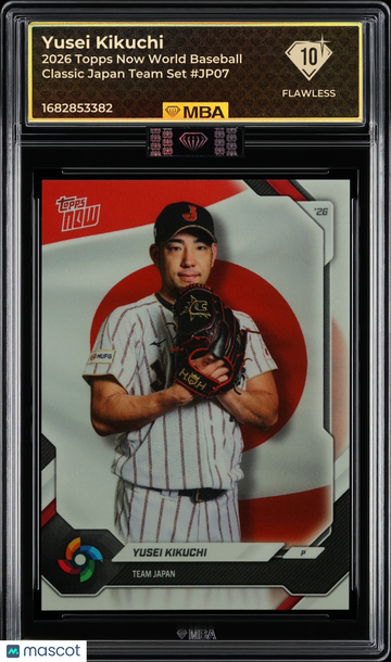 2026 Topps Now World Baseball Classic Yusei Kikuchi #JP07 Japan Team Set MBA 10