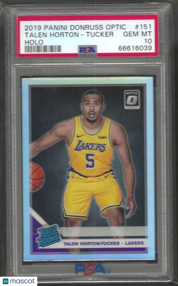 2019 Panini Donruss Optic Talen Horton-Tucker #151 Holo PSA 10