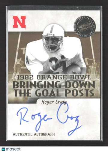 2008 Press Pass Legends Bowl Edition Roger Craig #BDGP-RC /120