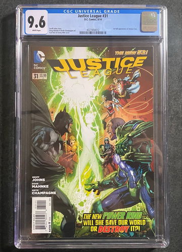 Justice League #31 1st appearance of Jessica Cruz