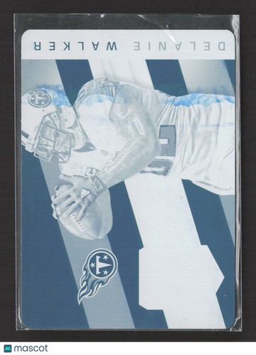 2017 Panini Plates & Patches Delanie Walker #3 Cyan Printing /1 Printing Plate